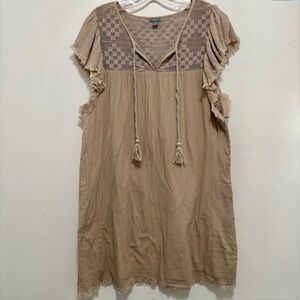 Aerie Crochet top shift dress Sz. M (cl)